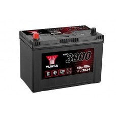 Akumulator YUASA Black 12V 95Ah 720A L+, YBX3334
